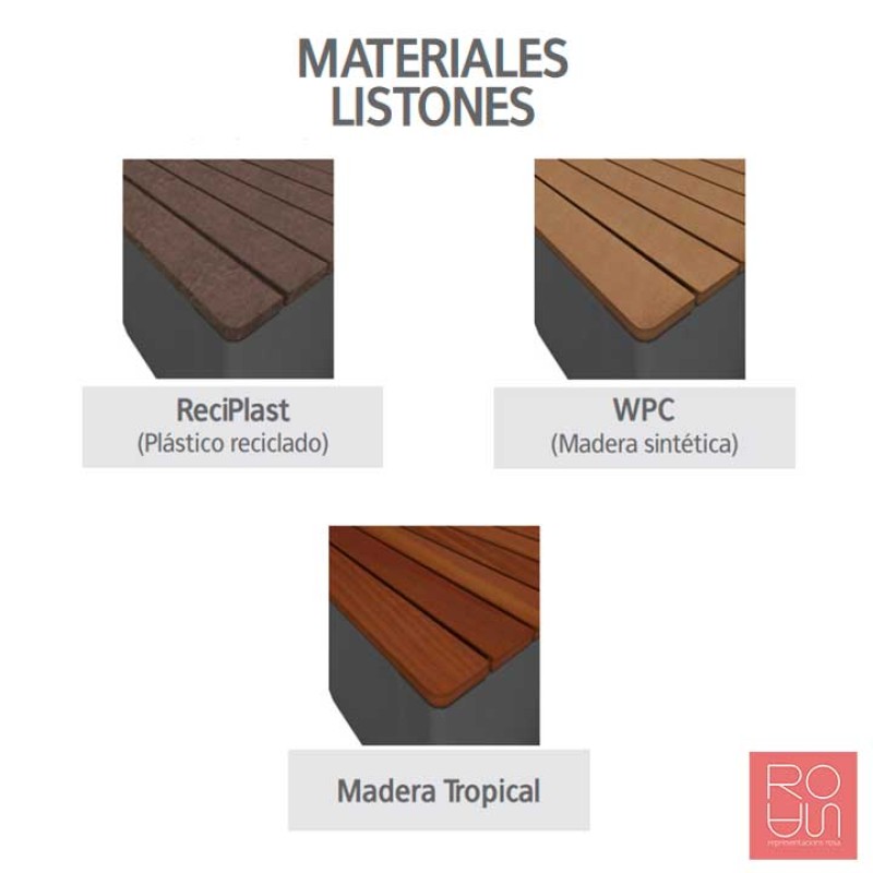 Banc Osaka (Conjunt de banc i jardinera)